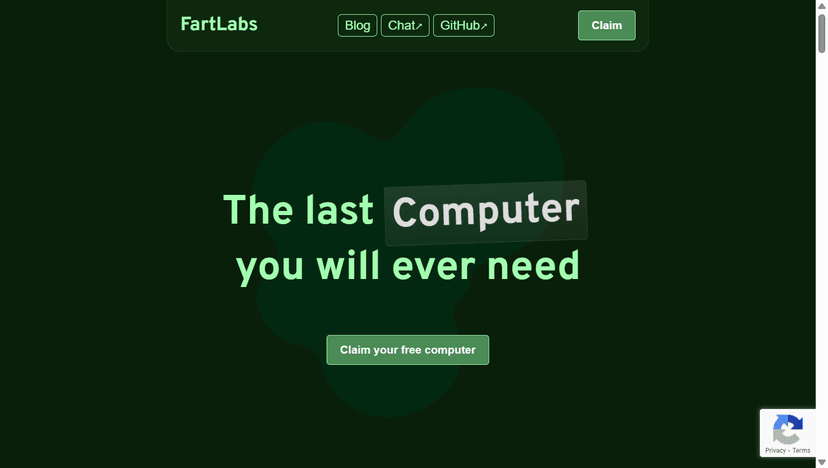 FartLabs website screenshot